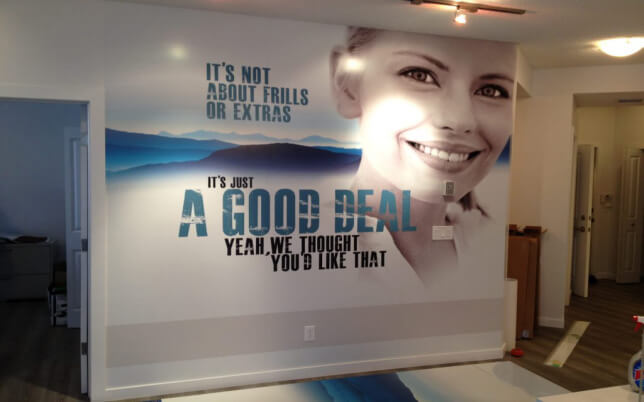 iç mekan uygulama pulat reklam